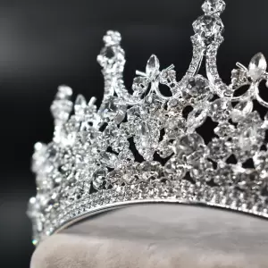 Zircon Queen Crown - Bridal Tiara